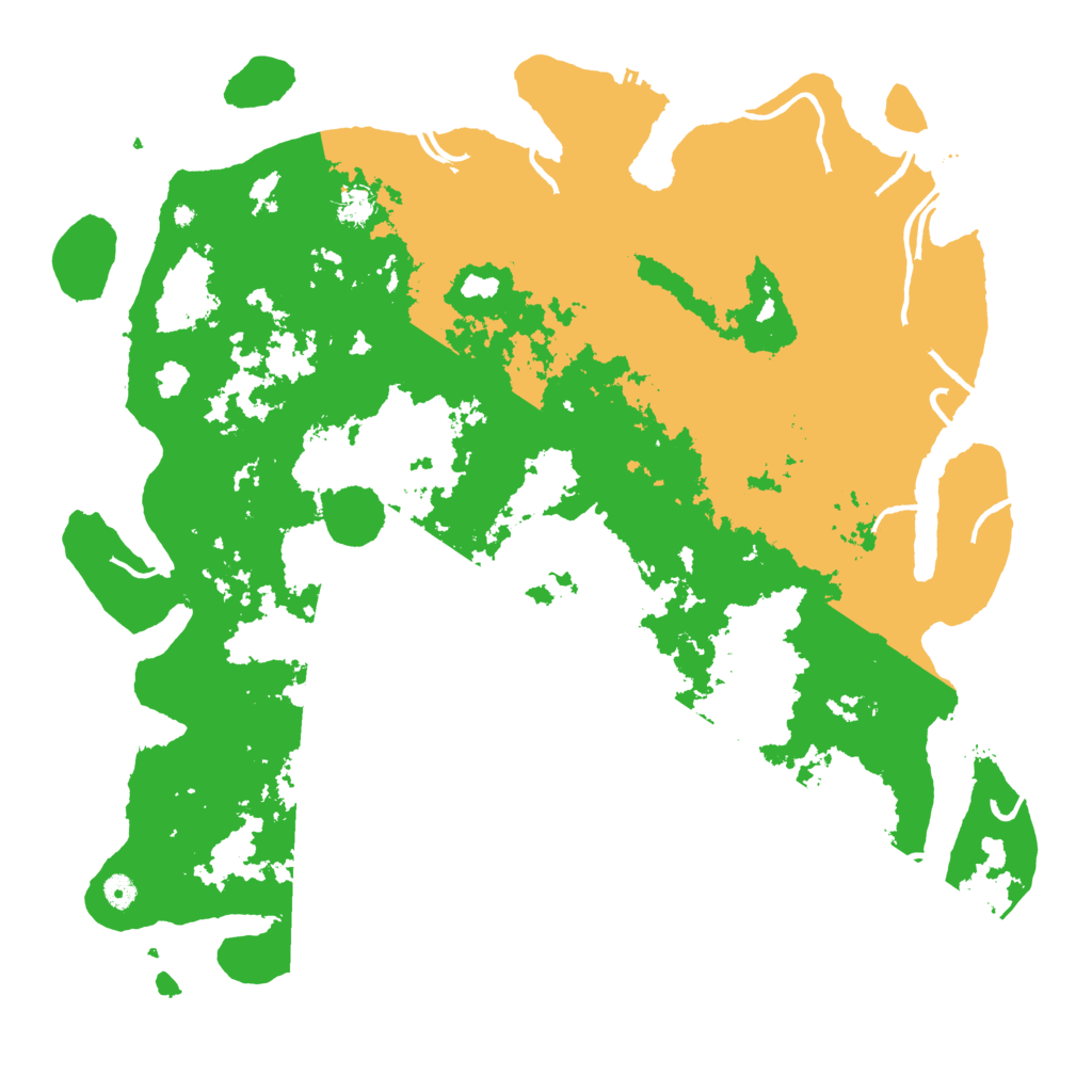 Biome Rust Map: Procedural Map, Size: 5000, Seed: 878597565