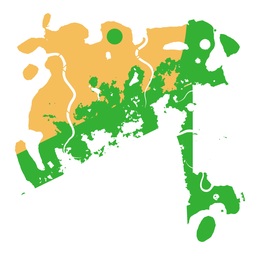 Biome Rust Map: Procedural Map, Size: 4300, Seed: 1107511417