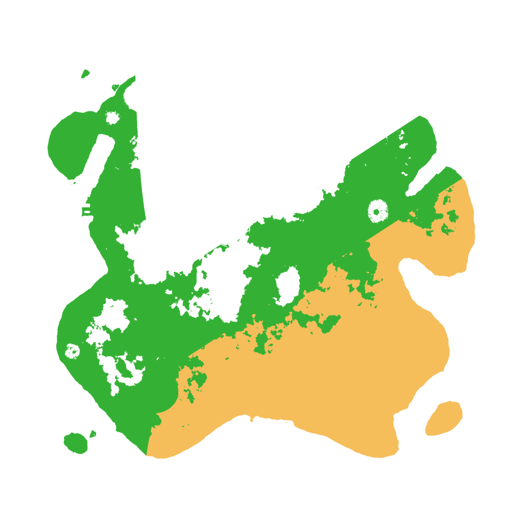Biome Rust Map: Procedural Map, Size: 3500, Seed: 532260037