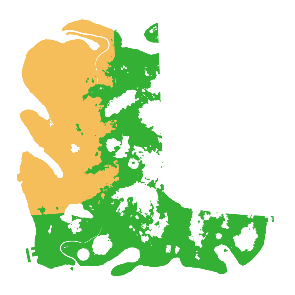 Biome Rust Map: Procedural Map, Size: 4250, Seed: 694645037