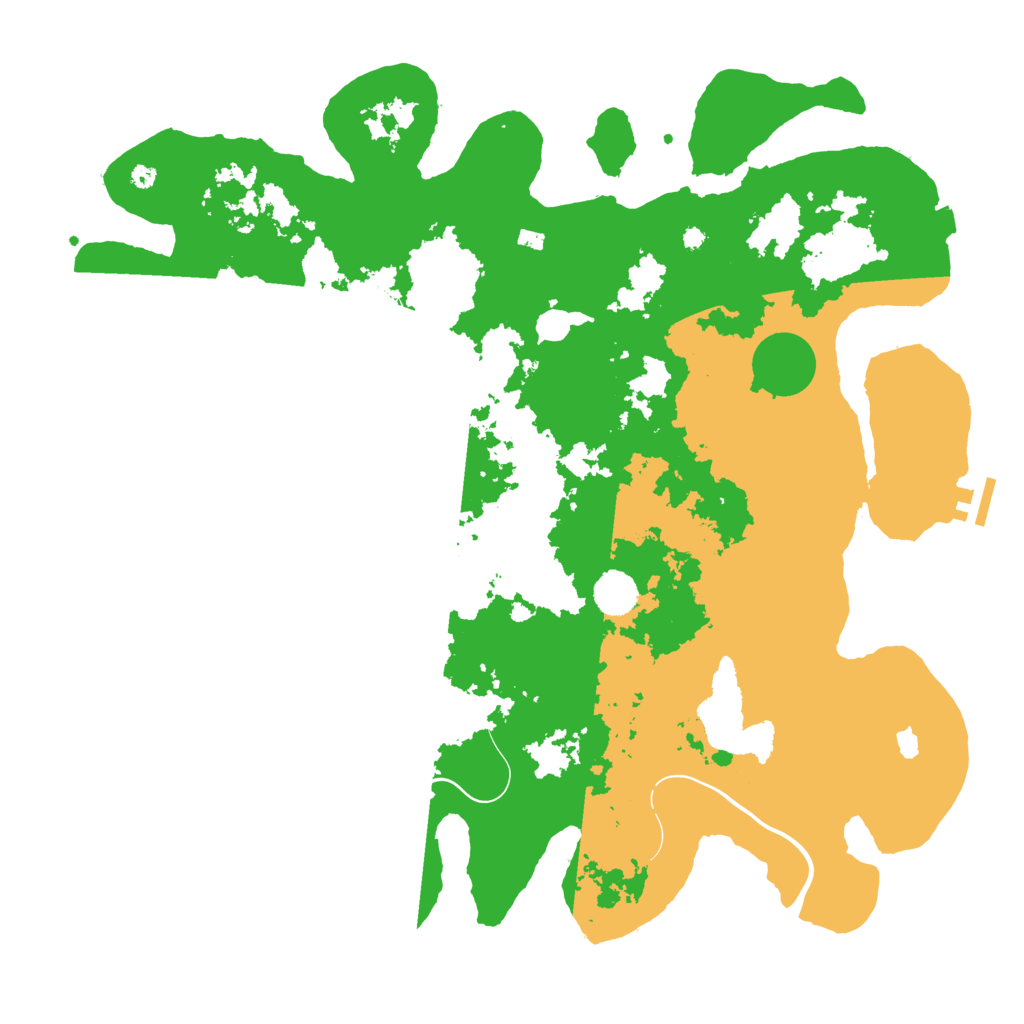 Biome Rust Map: Procedural Map, Size: 4250, Seed: 848070788