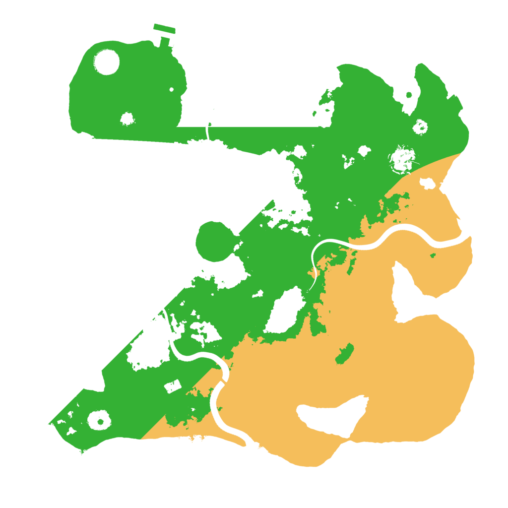 Biome Rust Map: Procedural Map, Size: 3500, Seed: 1546988317