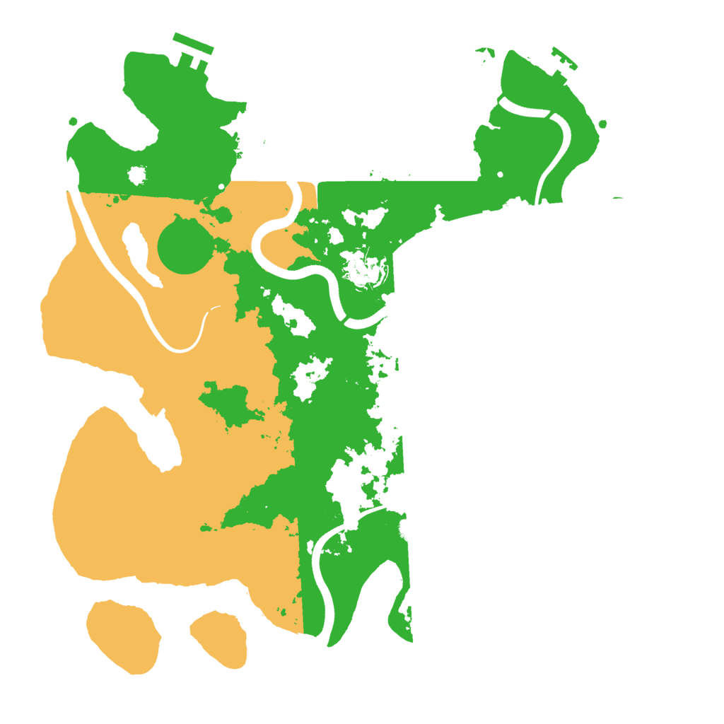 Biome Rust Map: Procedural Map, Size: 3500, Seed: 215321787