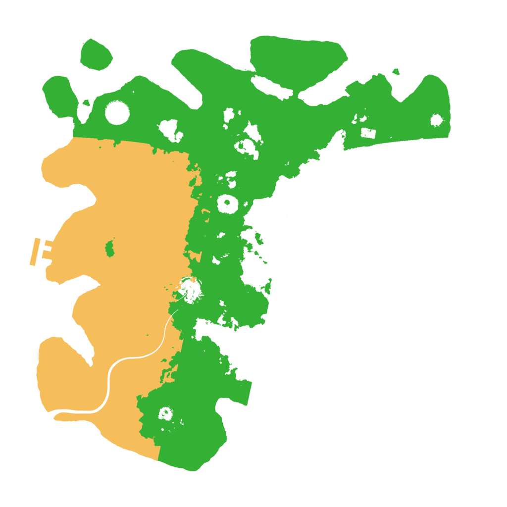 Biome Rust Map: Procedural Map, Size: 3700, Seed: 1475357809