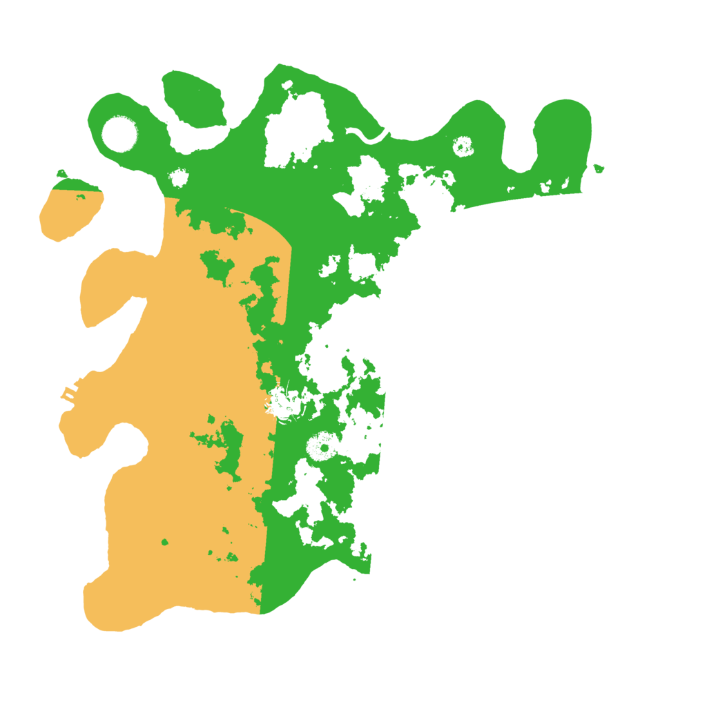 Biome Rust Map: Procedural Map, Size: 3500, Seed: 30595297