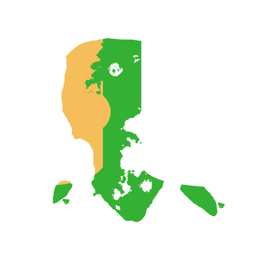 Biome Rust Map: Procedural Map, Size: 2000, Seed: 81367534