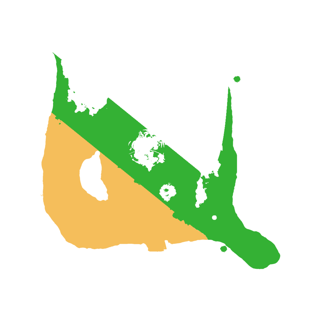 Biome Rust Map: Procedural Map, Size: 2000, Seed: 78494288