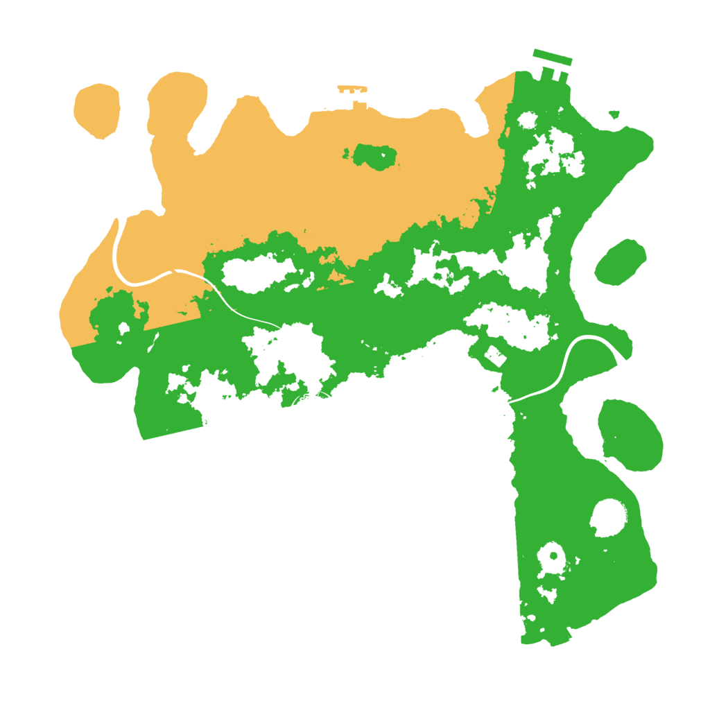 Biome Rust Map: Procedural Map, Size: 3650, Seed: 20221103