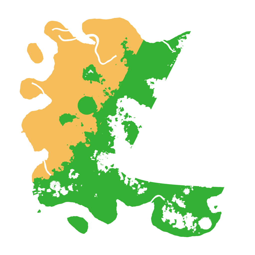 Biome Rust Map: Procedural Map, Size: 3700, Seed: 1317356627