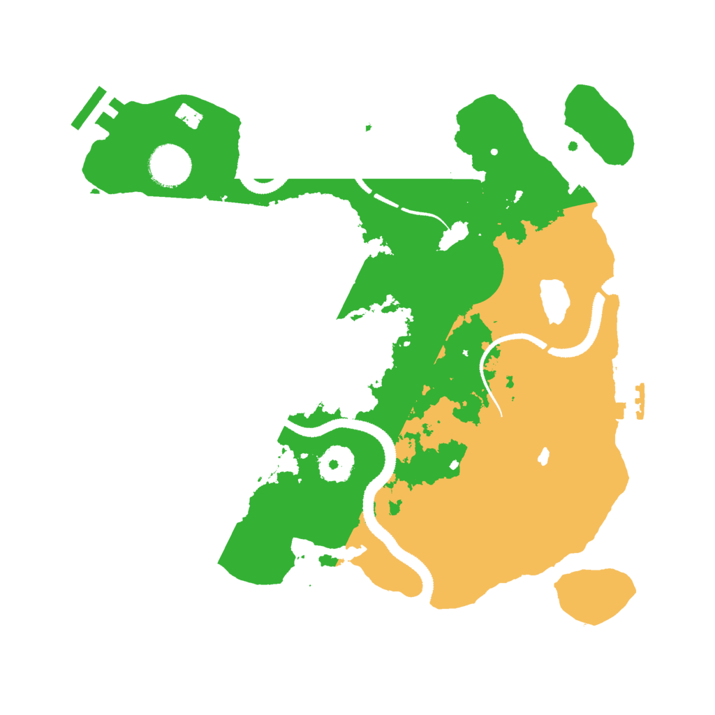 Biome Rust Map: Procedural Map, Size: 3000, Seed: 1062343209