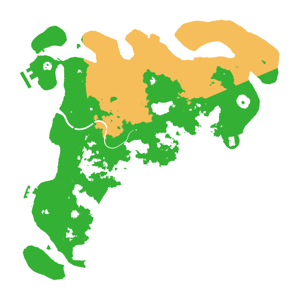 Biome Rust Map: Procedural Map, Size: 3500, Seed: 866864226