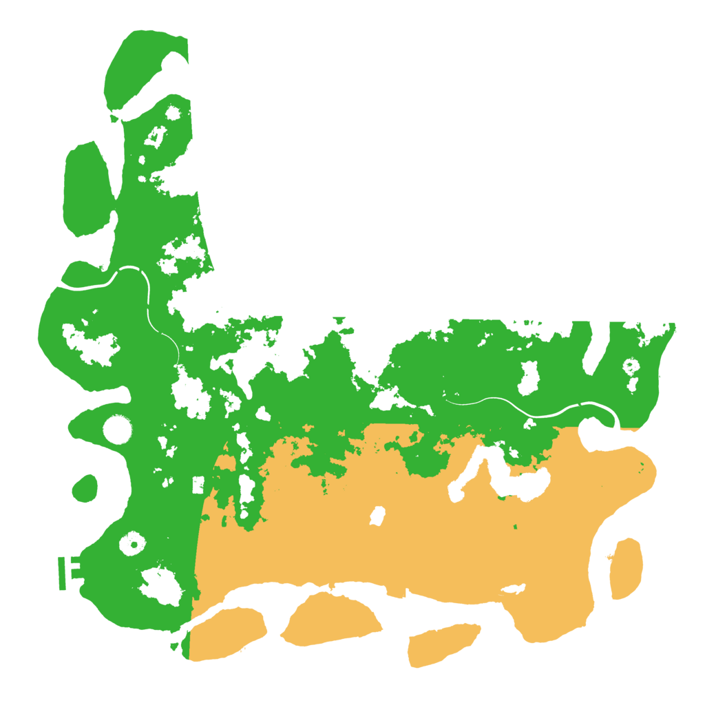 Biome Rust Map: Procedural Map, Size: 4300, Seed: 855213