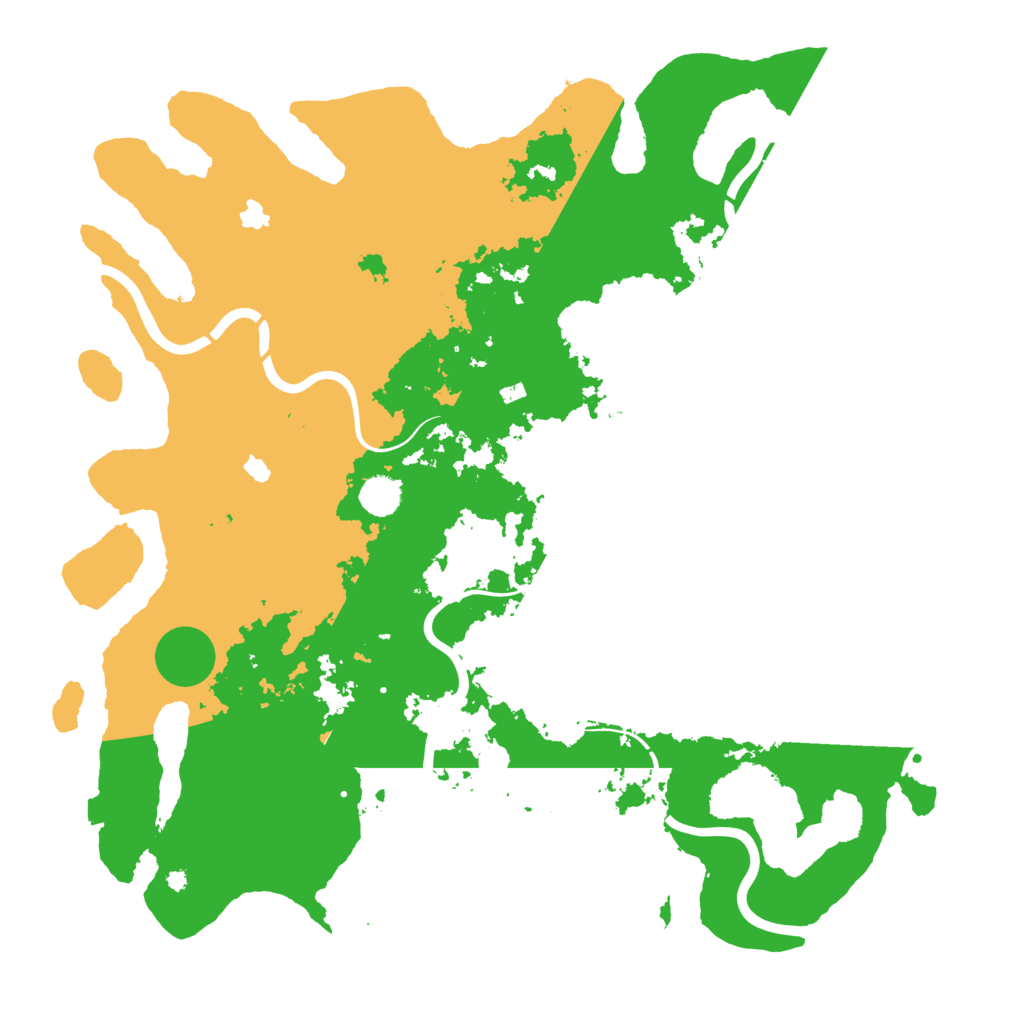 Biome Rust Map: Procedural Map, Size: 4500, Seed: 81081631
