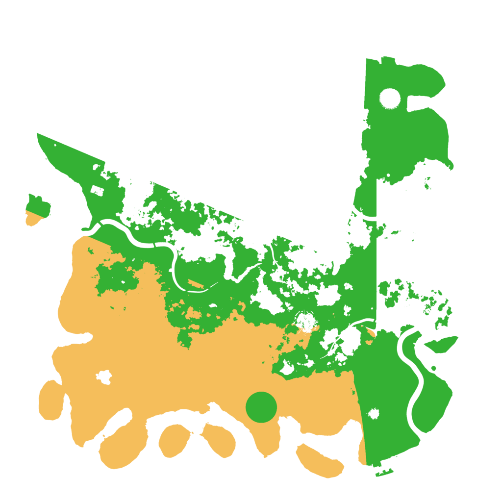Biome Rust Map: Procedural Map, Size: 4250, Seed: 625810900