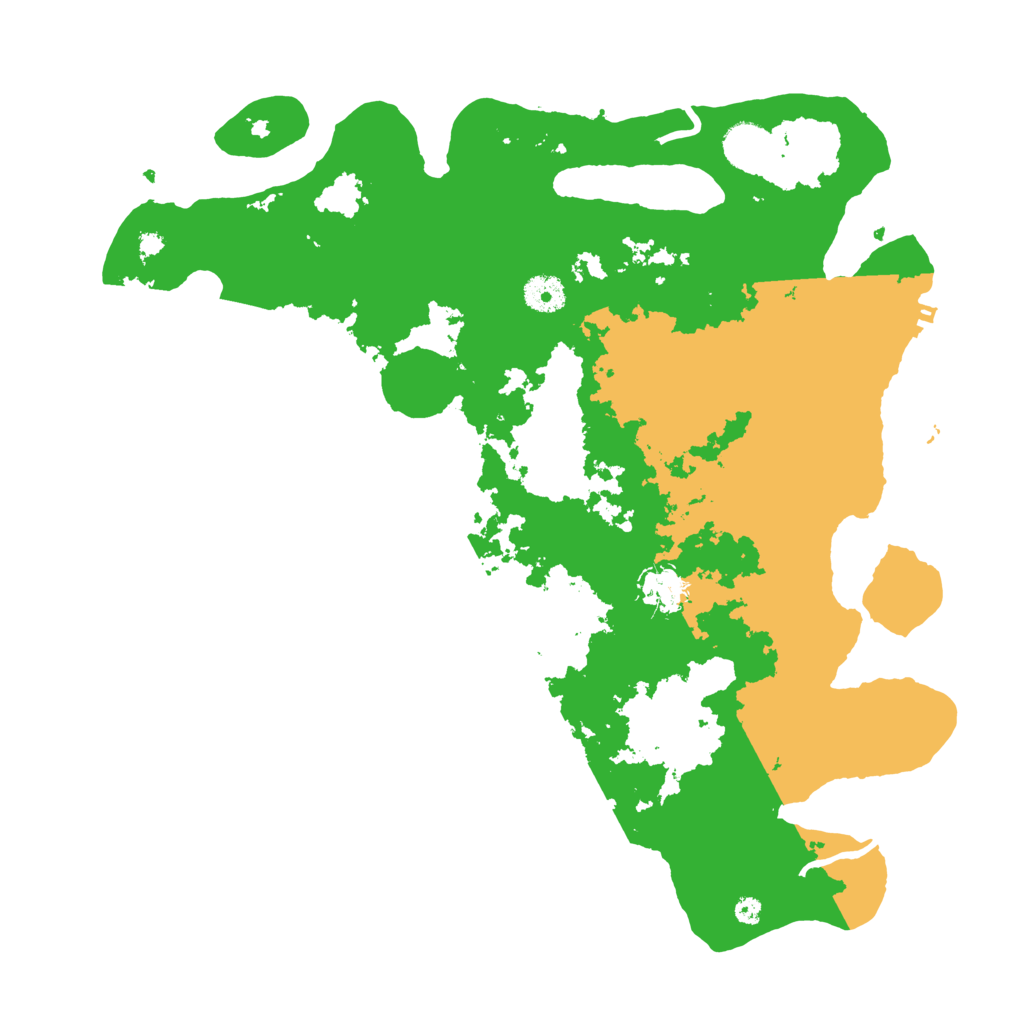 Biome Rust Map: Procedural Map, Size: 3900, Seed: 1489376250