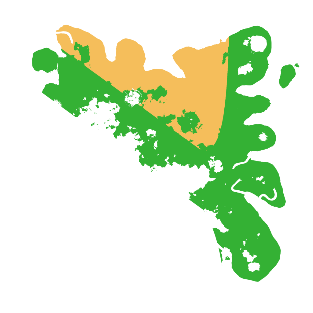 Biome Rust Map: Procedural Map, Size: 3500, Seed: 83404314