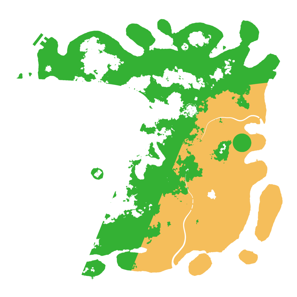 Biome Rust Map: Procedural Map, Size: 4250, Seed: 122391088