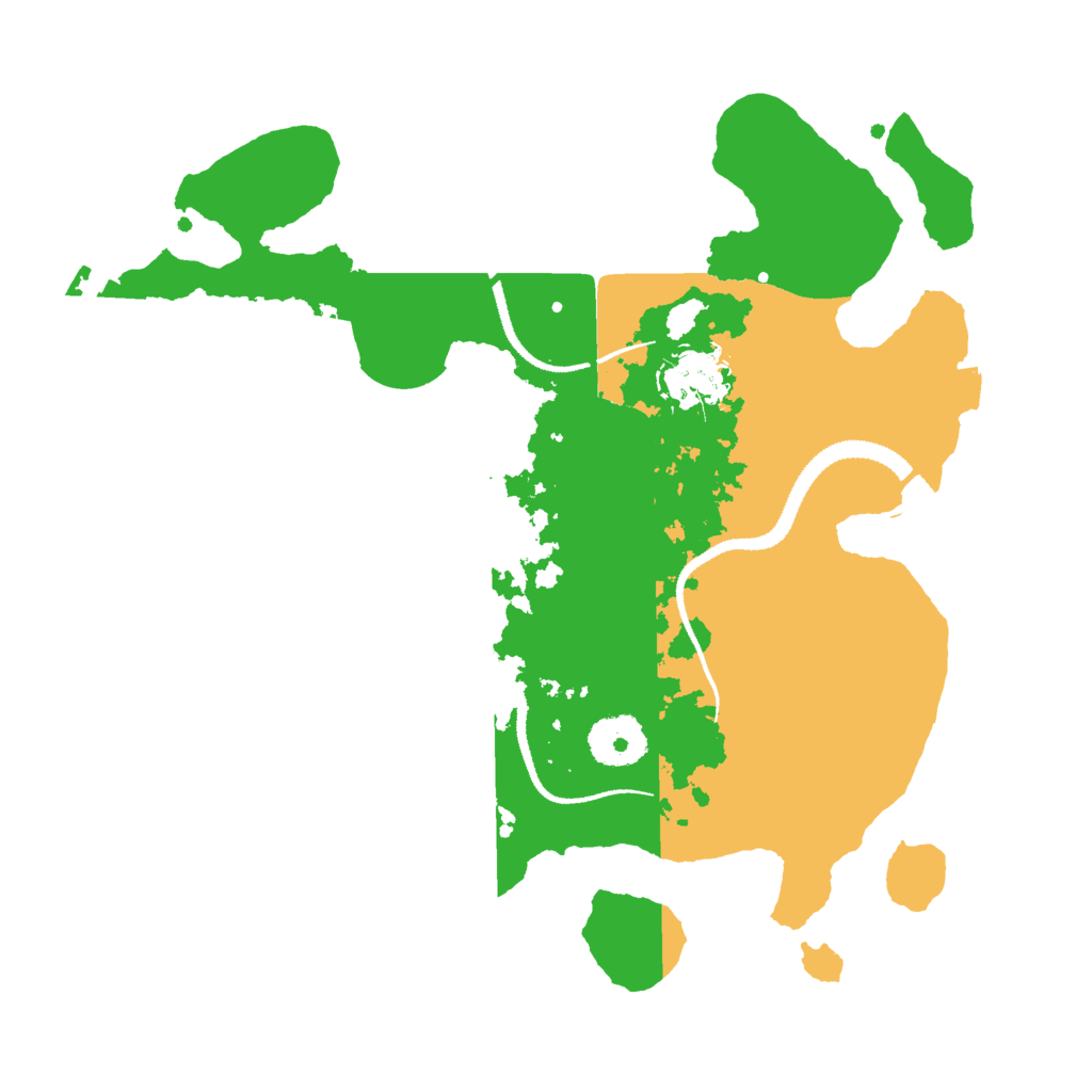Biome Rust Map: Procedural Map, Size: 3000, Seed: 327159