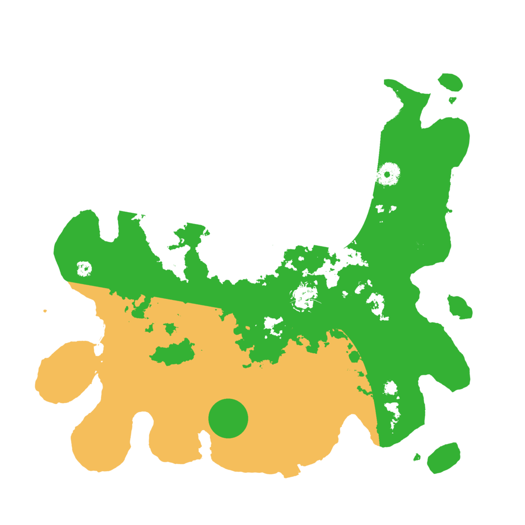 Biome Rust Map: Procedural Map, Size: 3500, Seed: 327195730