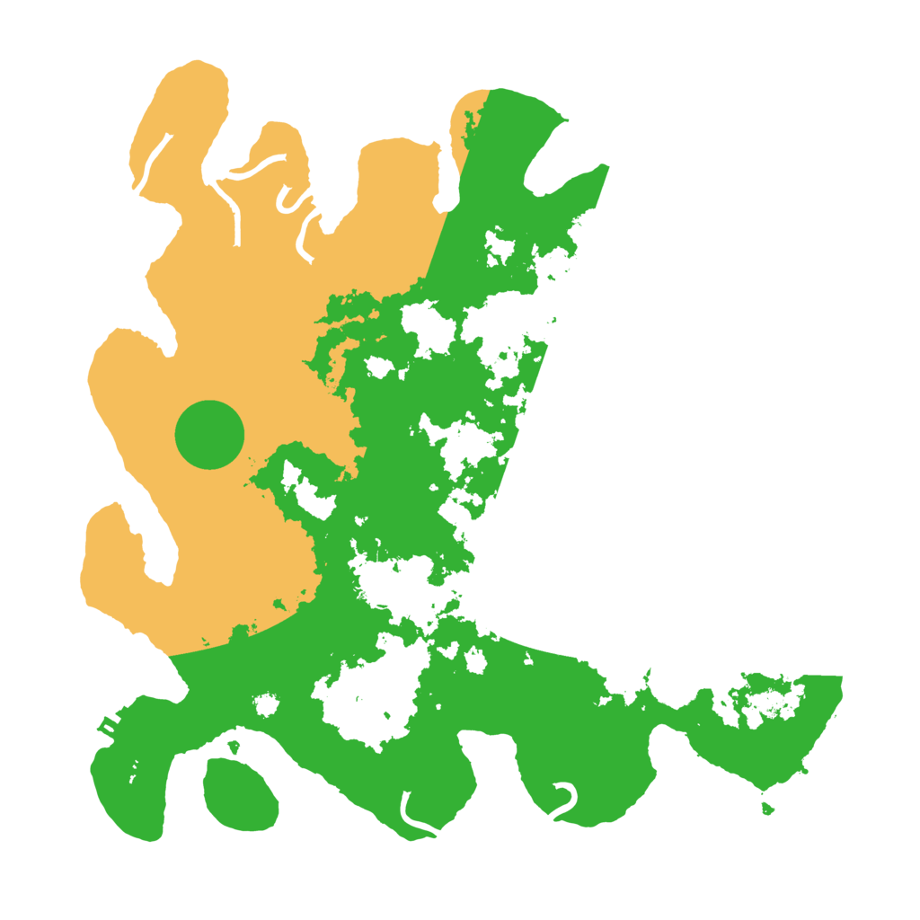 Biome Rust Map: Procedural Map, Size: 3500, Seed: 65182861