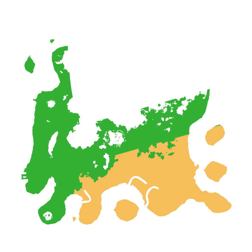 Biome Rust Map: Procedural Map, Size: 3000, Seed: 2942