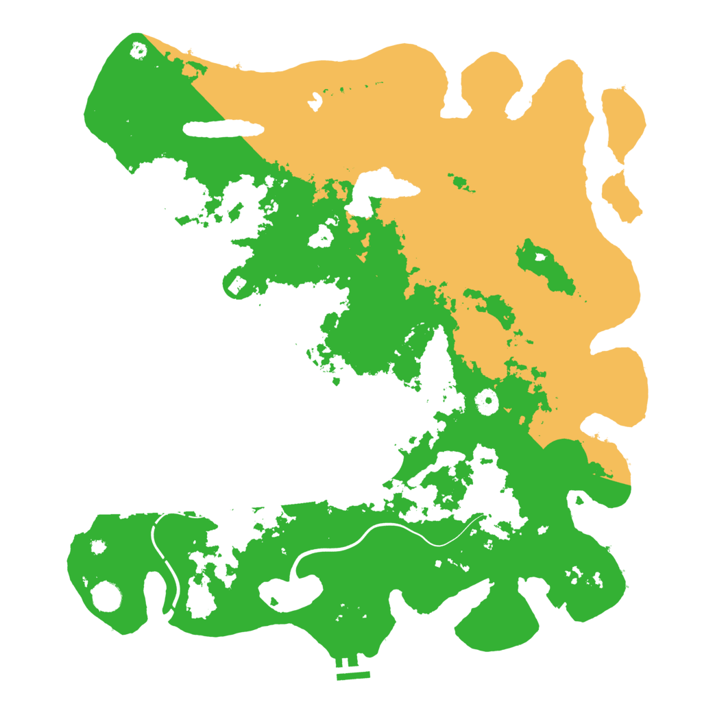 Biome Rust Map: Procedural Map, Size: 4250, Seed: 13366571