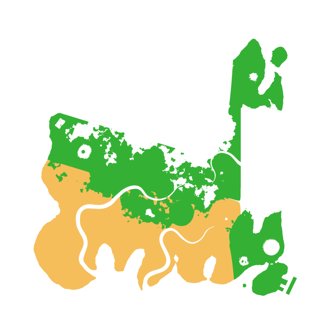 Biome Rust Map: Procedural Map, Size: 3500, Seed: 1793197045