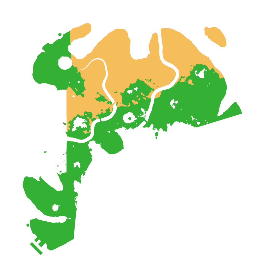 Biome Rust Map: Procedural Map, Size: 3500, Seed: 1091977717