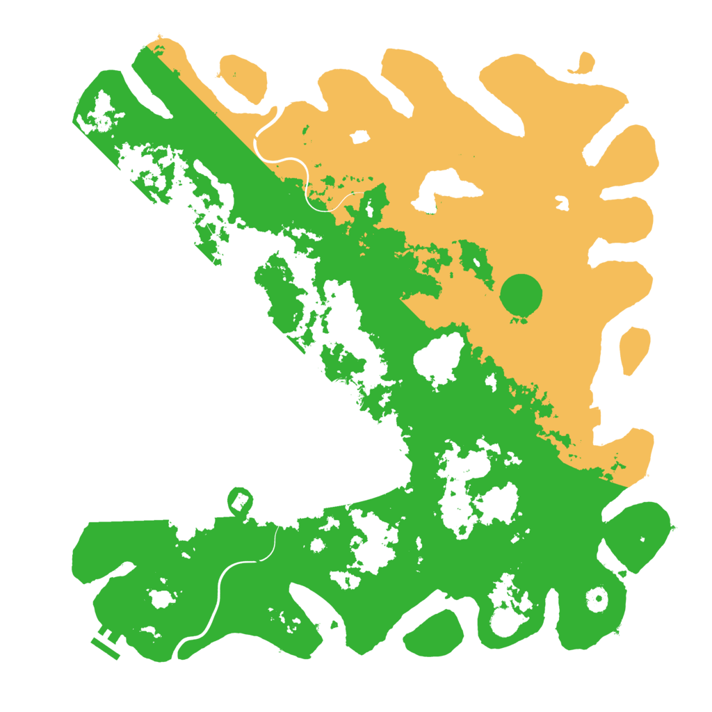 Biome Rust Map: Procedural Map, Size: 4500, Seed: 1025049322