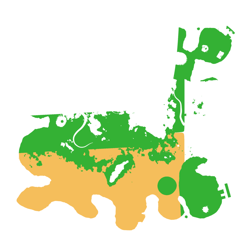 Biome Rust Map: Procedural Map, Size: 3500, Seed: 169997729