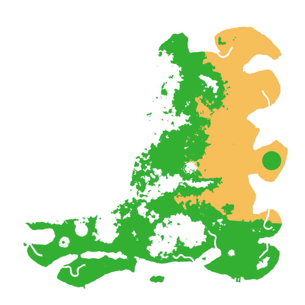 Biome Rust Map: Procedural Map, Size: 4250, Seed: 1218914270