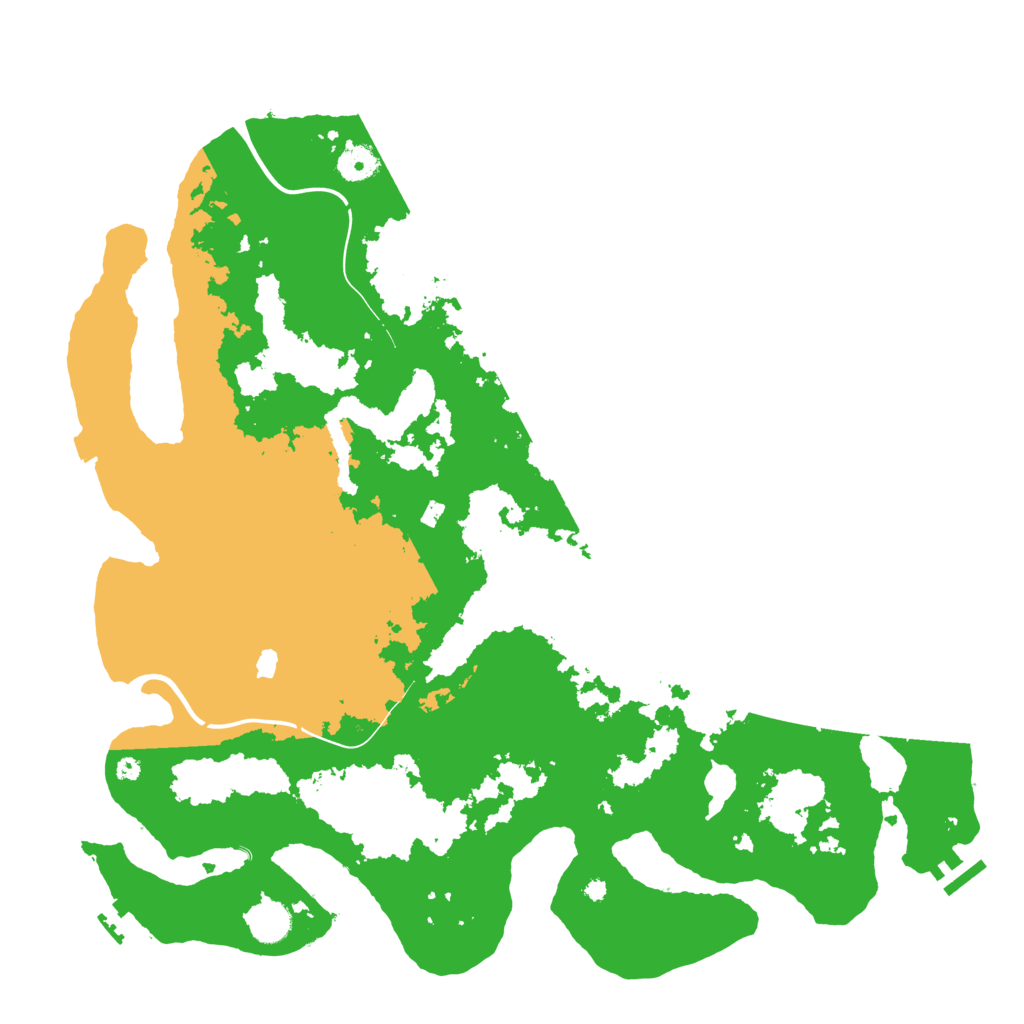 Biome Rust Map: Procedural Map, Size: 4300, Seed: 767885582