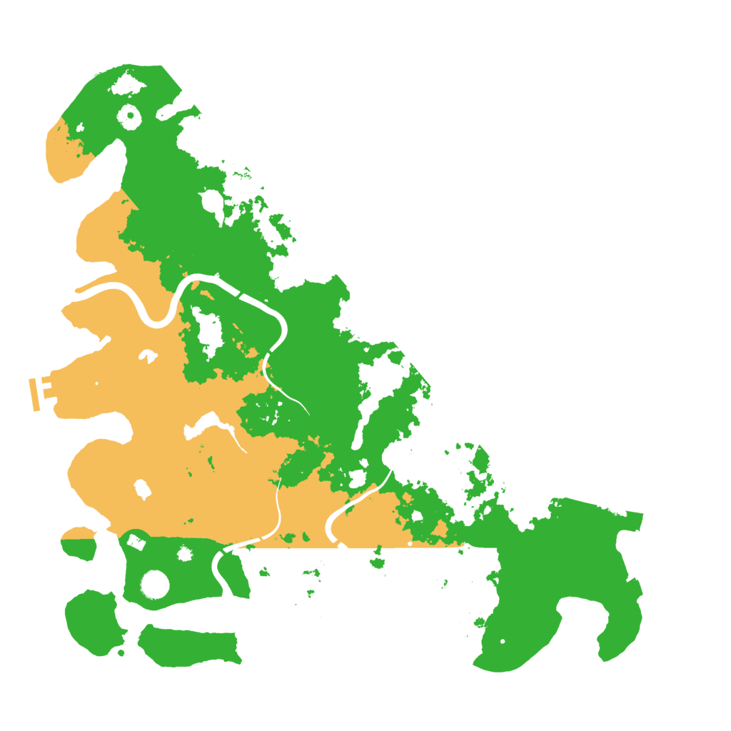 Biome Rust Map: Procedural Map, Size: 4500, Seed: 1109175