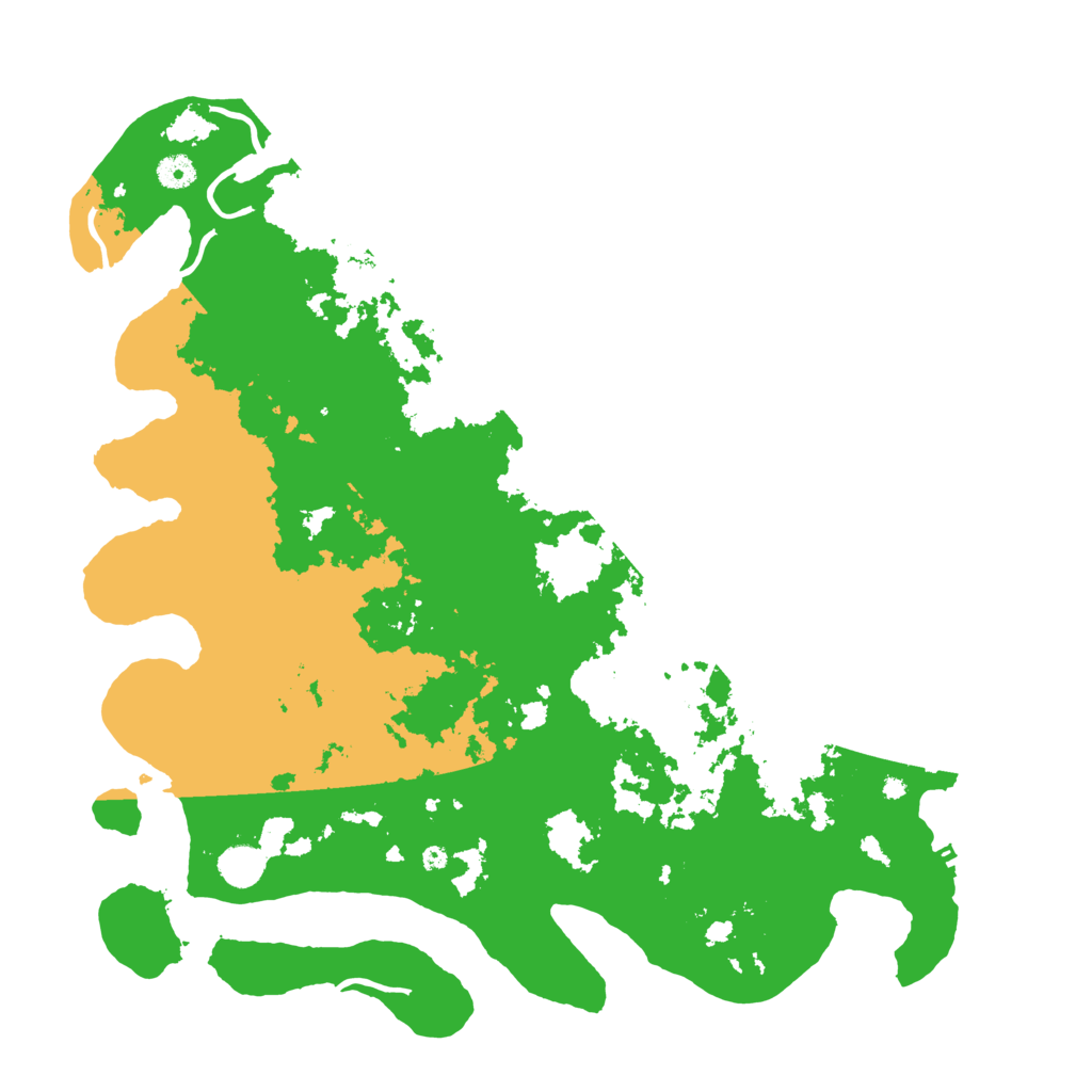 Biome Rust Map: Procedural Map, Size: 4500, Seed: 1109175