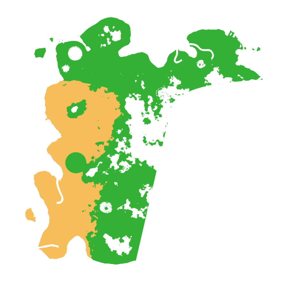 Biome Rust Map: Procedural Map, Size: 3700, Seed: 735817562