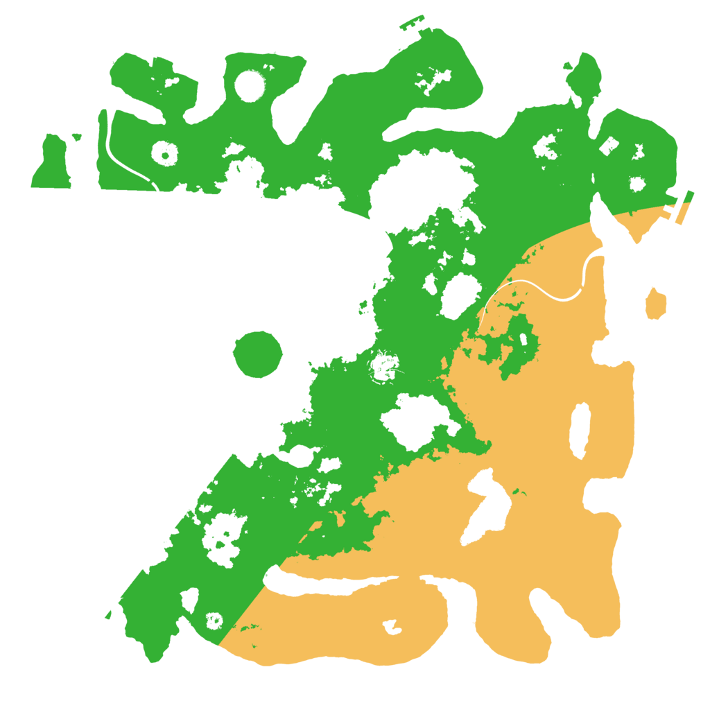 Biome Rust Map: Procedural Map, Size: 4100, Seed: 201509225