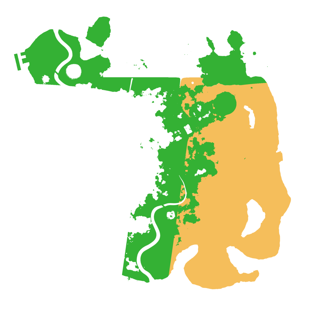 Biome Rust Map: Procedural Map, Size: 3700, Seed: 648713005