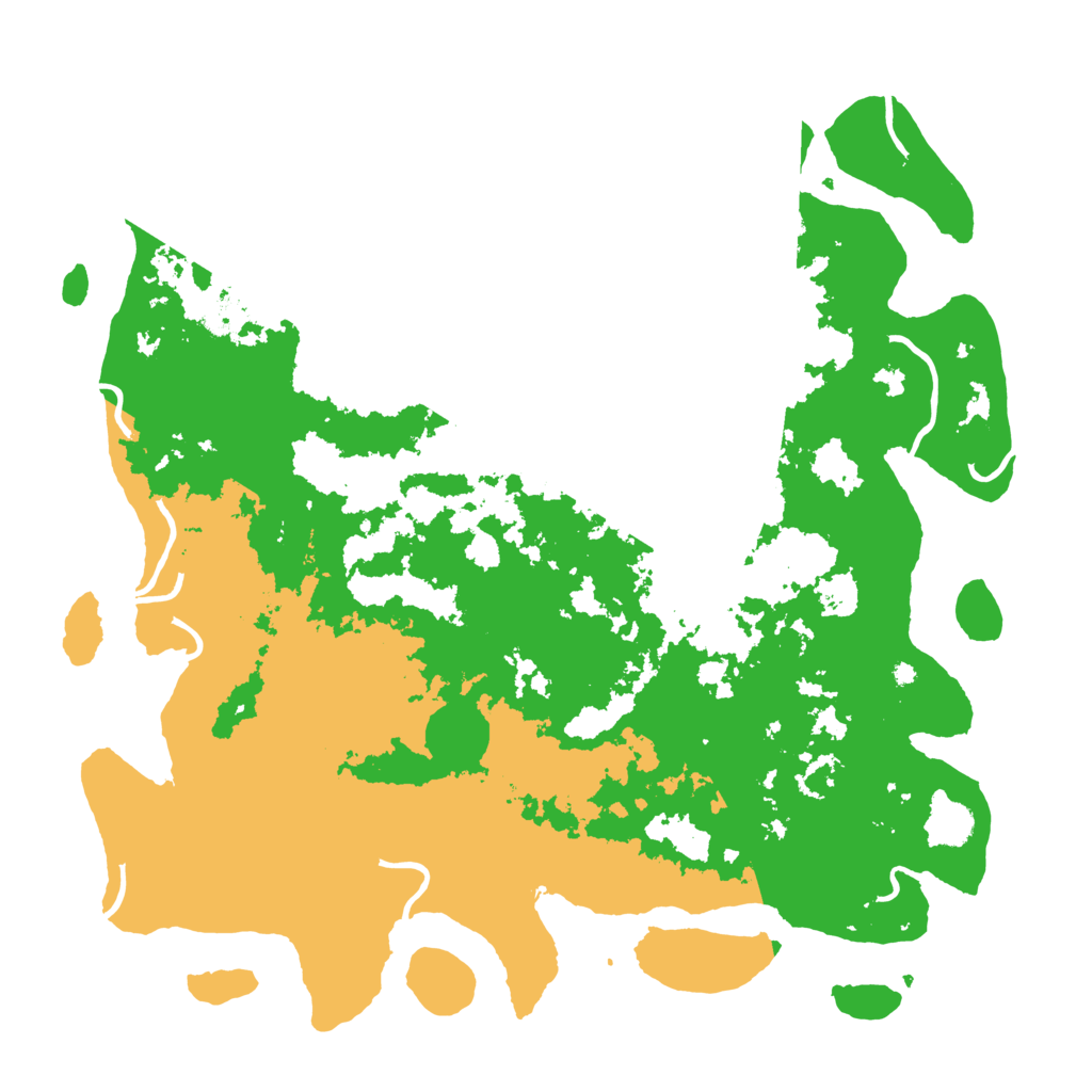 Biome Rust Map: Procedural Map, Size: 4500, Seed: 987450007