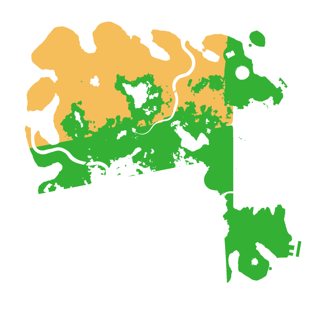 Biome Rust Map: Procedural Map, Size: 4000, Seed: 8685