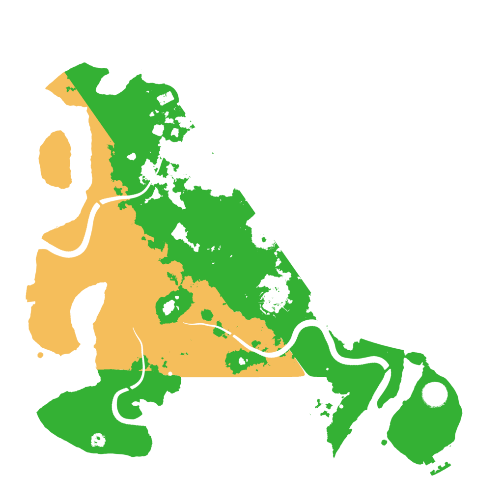 Biome Rust Map: Procedural Map, Size: 3500, Seed: 1468003794