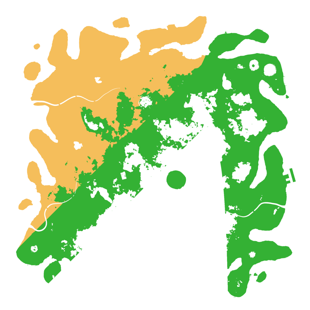 Biome Rust Map: Procedural Map, Size: 4500, Seed: 11032022