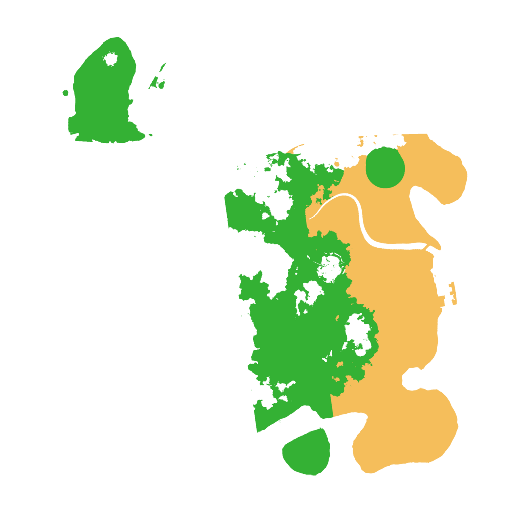Biome Rust Map: Procedural Map, Size: 3500, Seed: 2857750