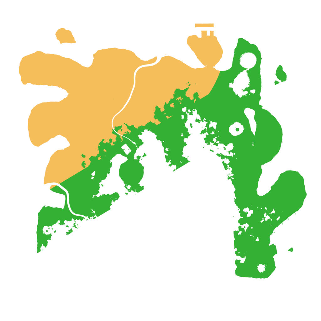 Biome Rust Map: Procedural Map, Size: 3500, Seed: 17217228