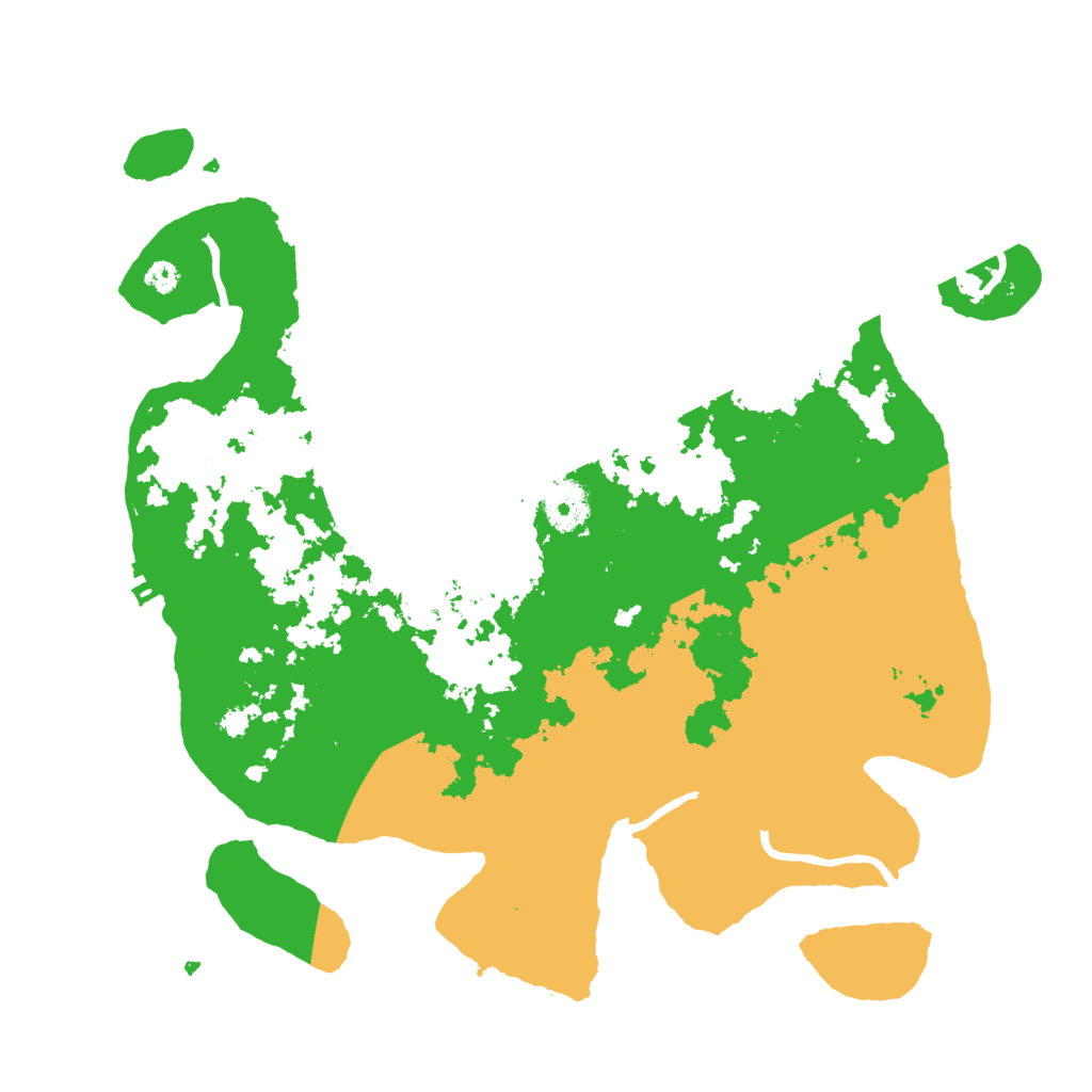 Biome Rust Map: Procedural Map, Size: 3500, Seed: 713315290