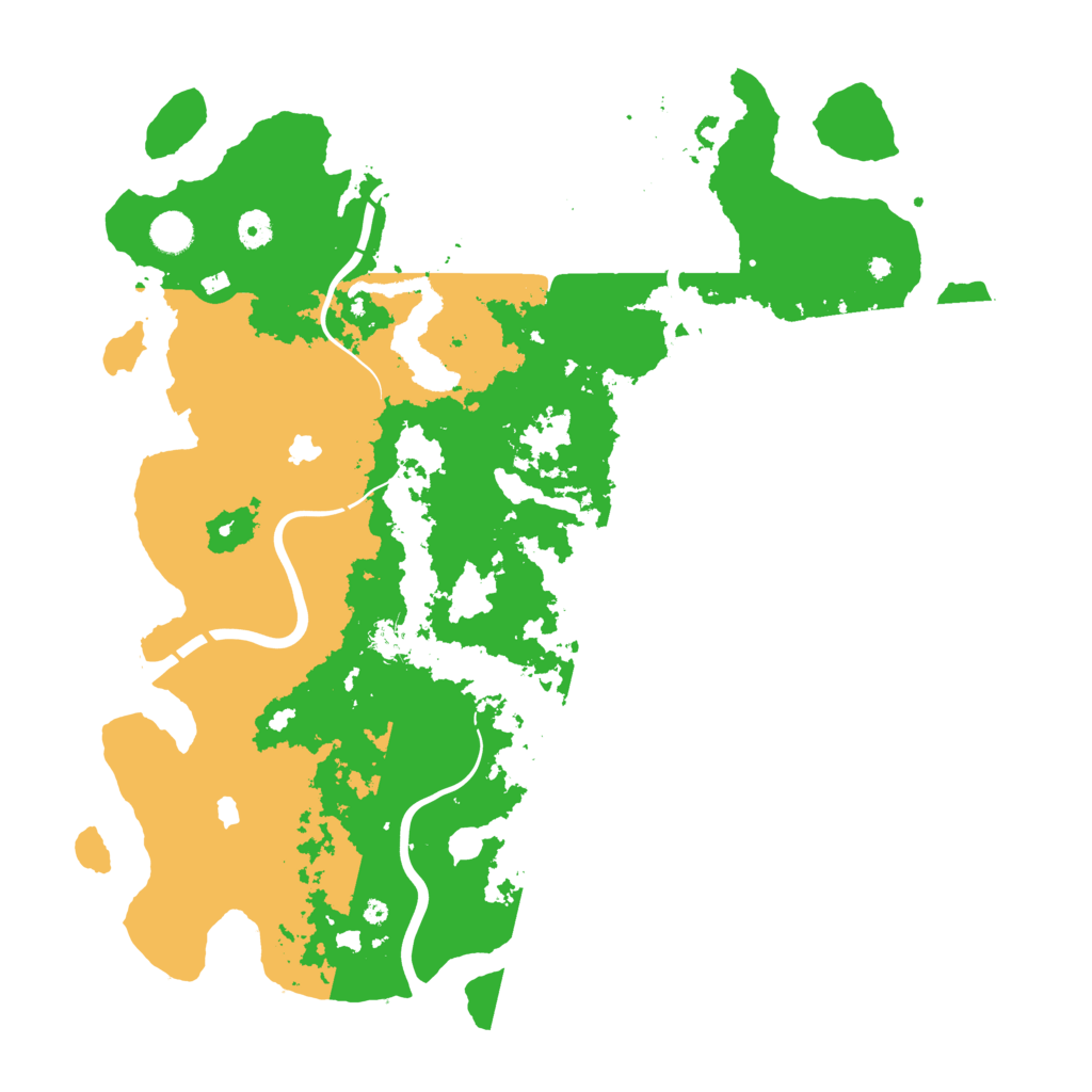 Biome Rust Map: Procedural Map, Size: 4500, Seed: 735817562