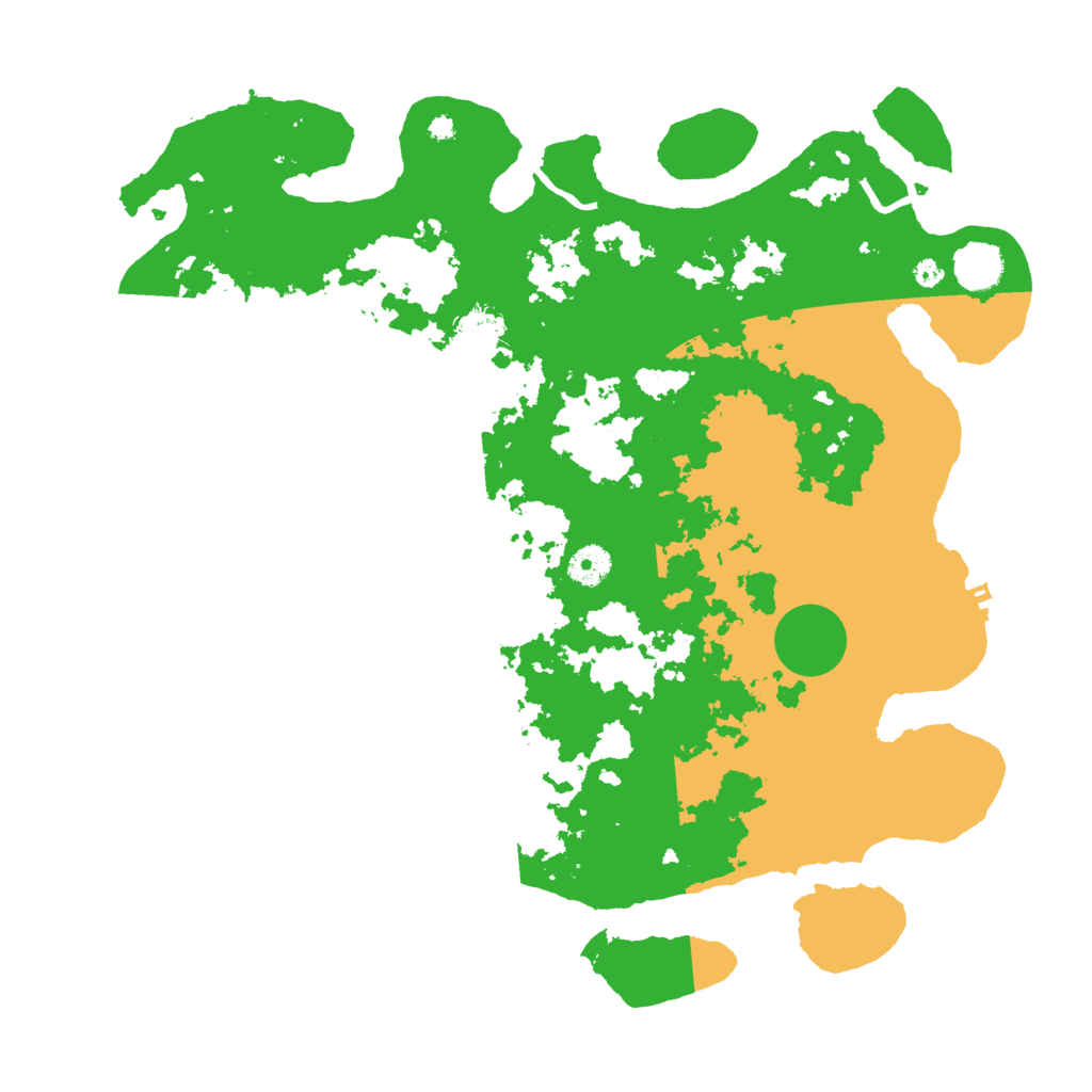 Biome Rust Map: Procedural Map, Size: 4000, Seed: 6734
