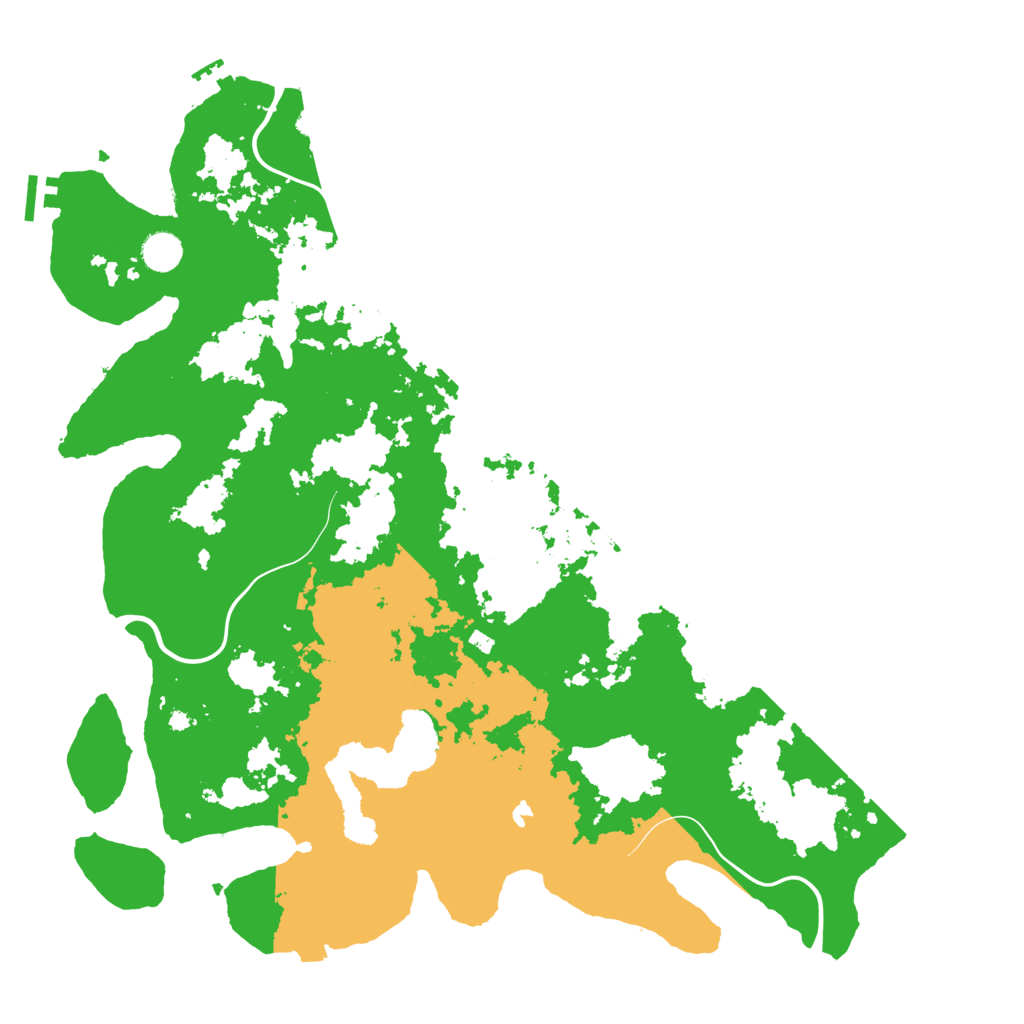 Biome Rust Map: Procedural Map, Size: 4500, Seed: 801048791