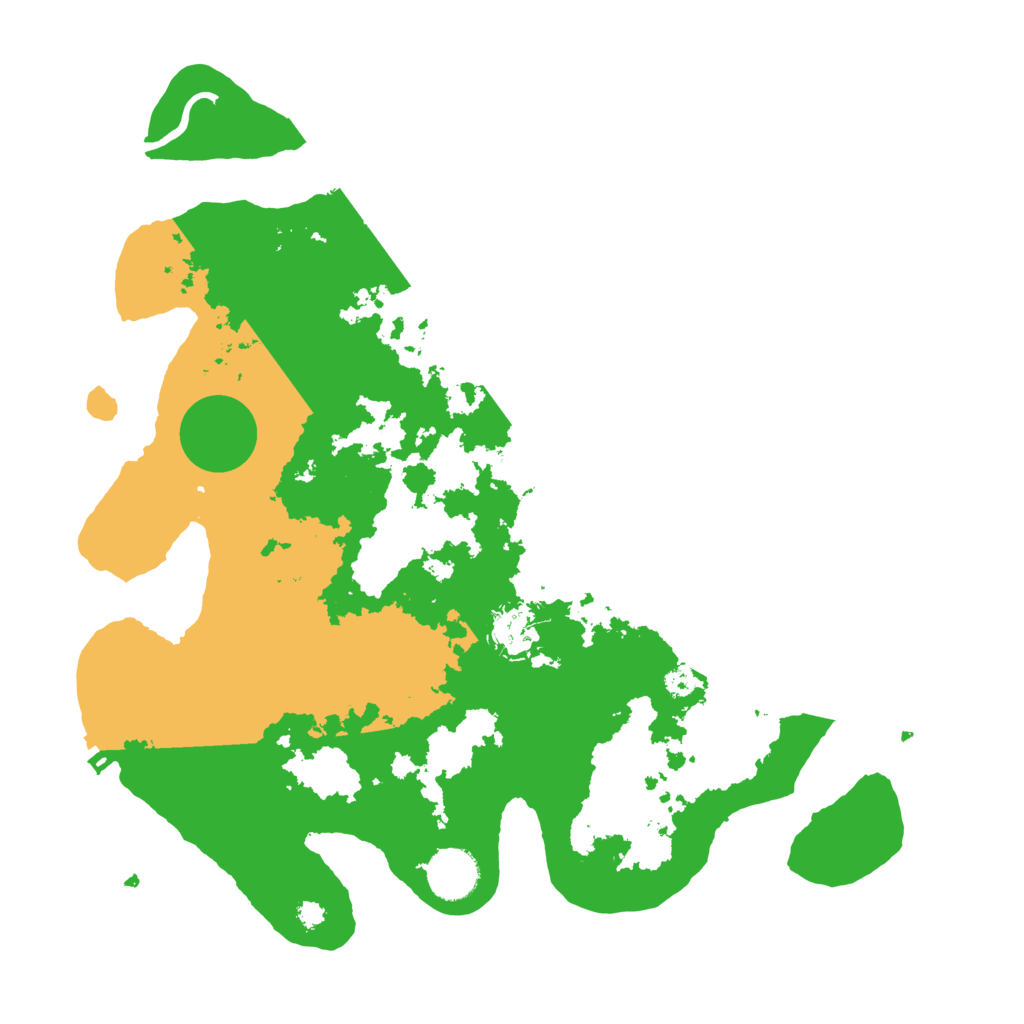 Biome Rust Map: Procedural Map, Size: 3500, Seed: 635097665