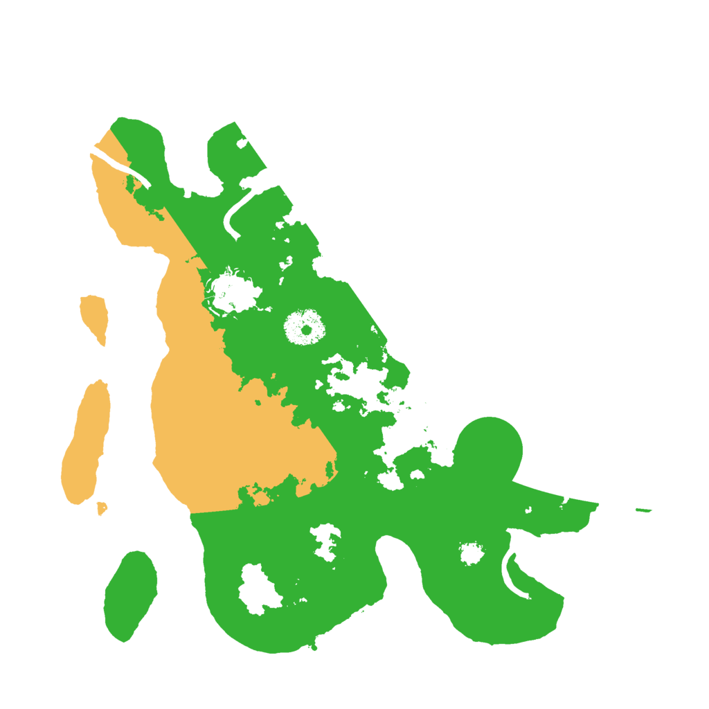 Biome Rust Map: Procedural Map, Size: 2800, Seed: 53452
