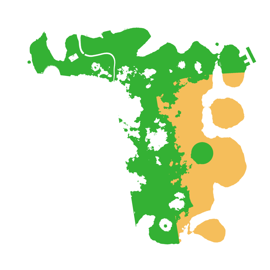 Biome Rust Map: Procedural Map, Size: 3250, Seed: 5454